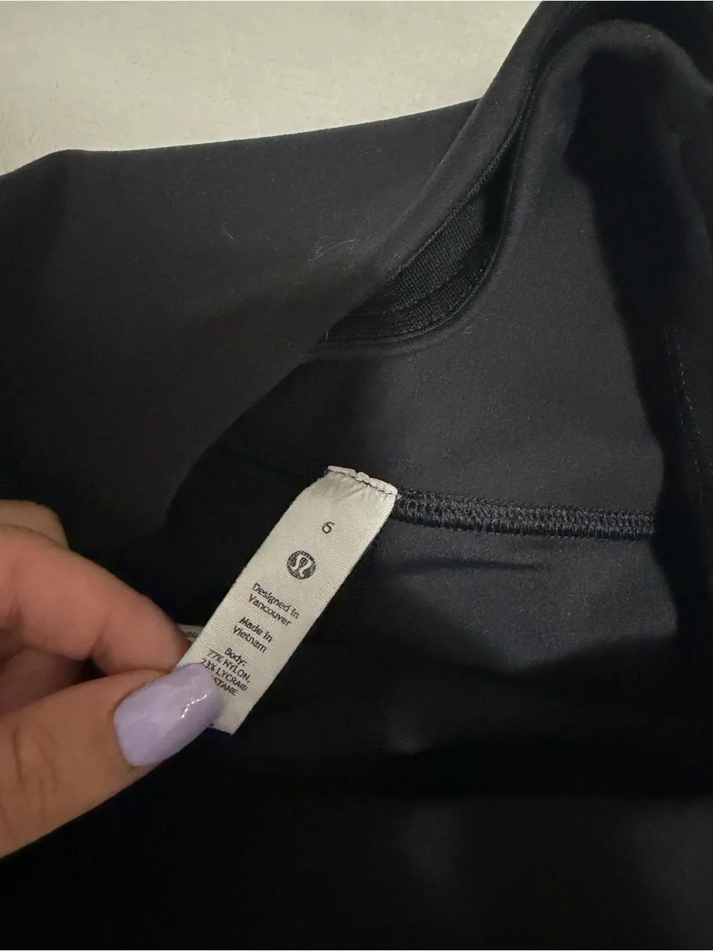 Lululemon wunder train biker shorts -with pockets  size 6 - Picture 5 of 6